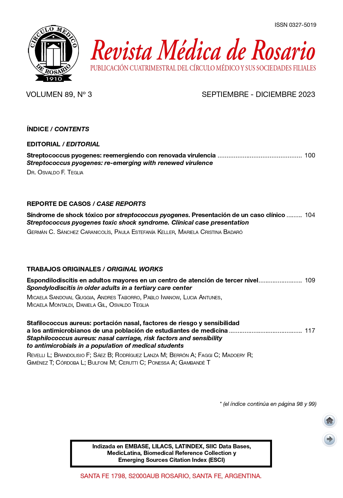 					View Vol. 89 No. 3 (2023): Septiembre-Diciembre
				